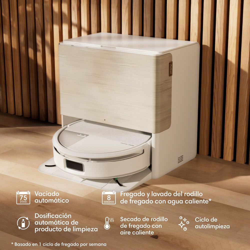 La Base AutoWash™ proporciona una limpieza impecable